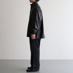 Sheep Leather Track Blouson #BLACK [GM243-30097]