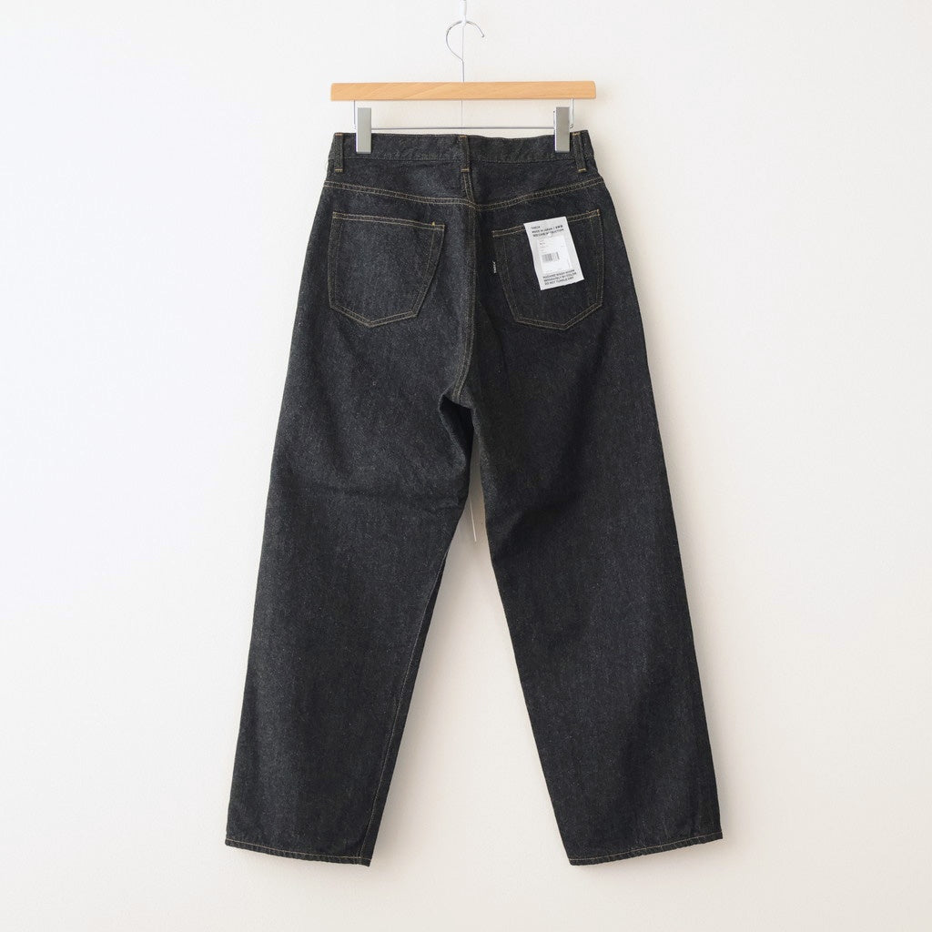 DENIM PANTS - WIDE STRAIGHT #black [11-13B]