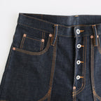 CLASSIC DOUBLE KNEE DENIM PANTS #RIGID INDIGO [CLASS003]