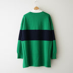 Rugby Shirt #GREEN×NAVY [I26AW-K8]