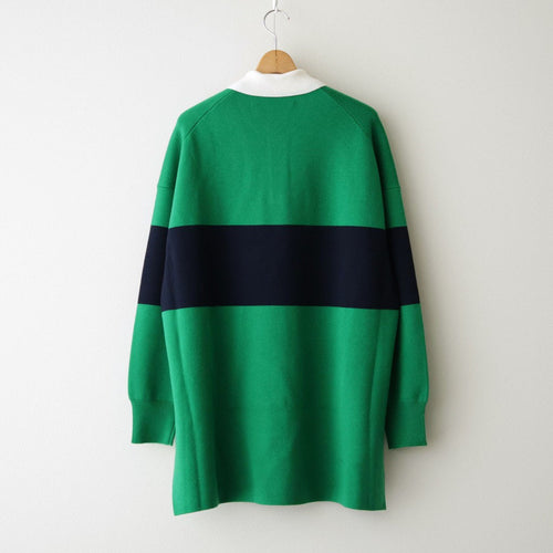 Rugby Shirt #GREEN×NAVY [I26AW-K8]