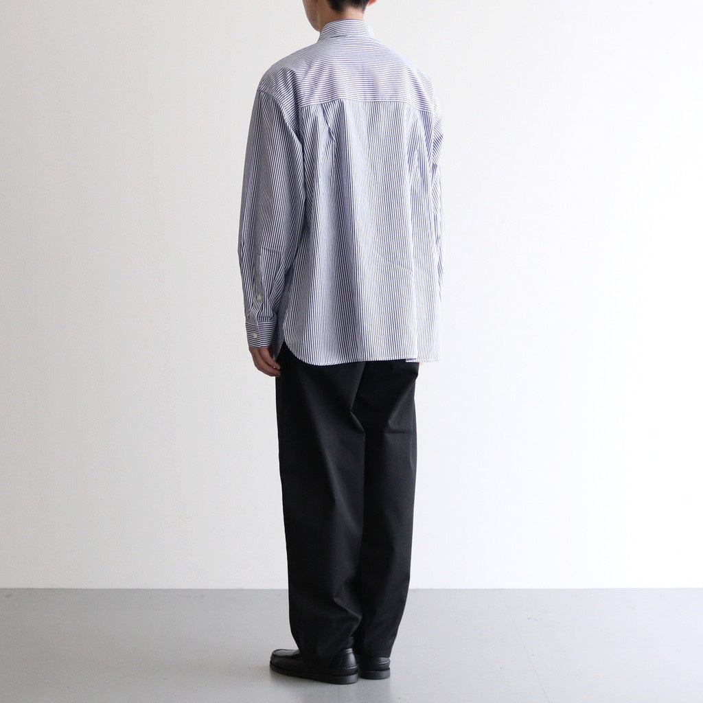 CORPORATE UNIFORM L/S SHIRT #BLUE STRIPE [FSC253-50105B]