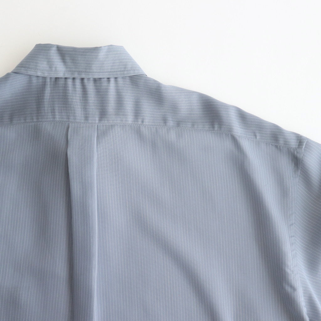 SHEER STRIPE SHIRTS LOOSE FIT #BLUE STRIPE [2541000507]