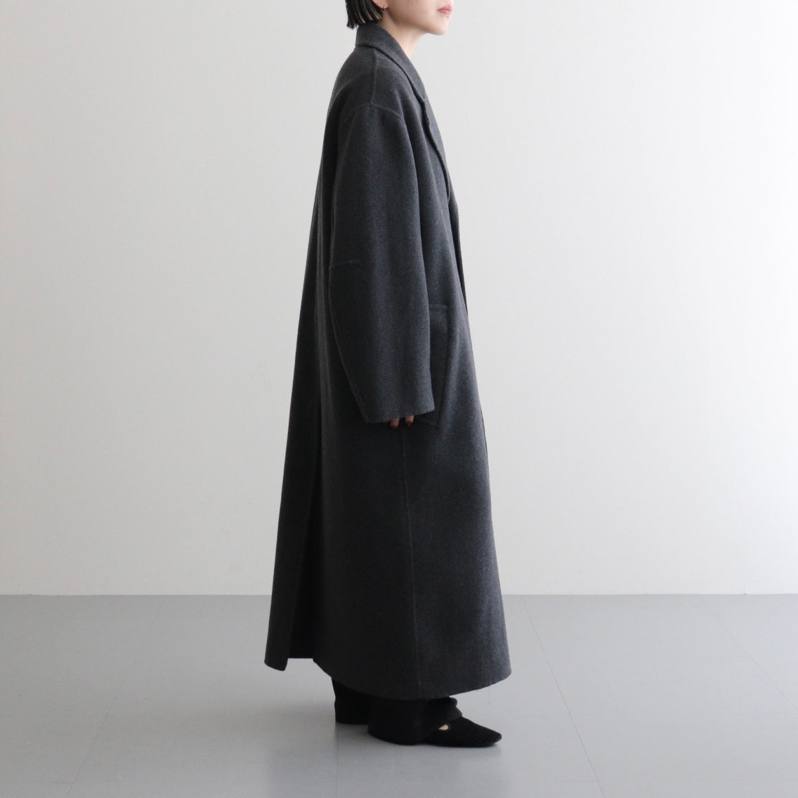 Wool Over Coat #C/GRY [12520006]