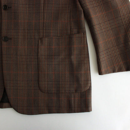 BLUEFACED WOOL CHECK JACKET #BROWN CHECK [A24AJ01CB]