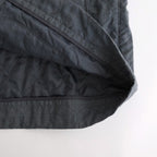 NCHRJK - ポリエステル&レーヨン・クリア ツイル・キルト チャイナジャケット #91 Dark Grey mix [SN_NC0401JK]