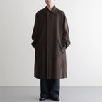 BABY CAMEL FLANNEL COAT #DARK BROWN [A25AC01BF]
