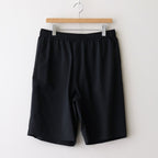 TRAVEL NYLON WIDE EASY SHORTS #BLACK [PRAGGM0200]