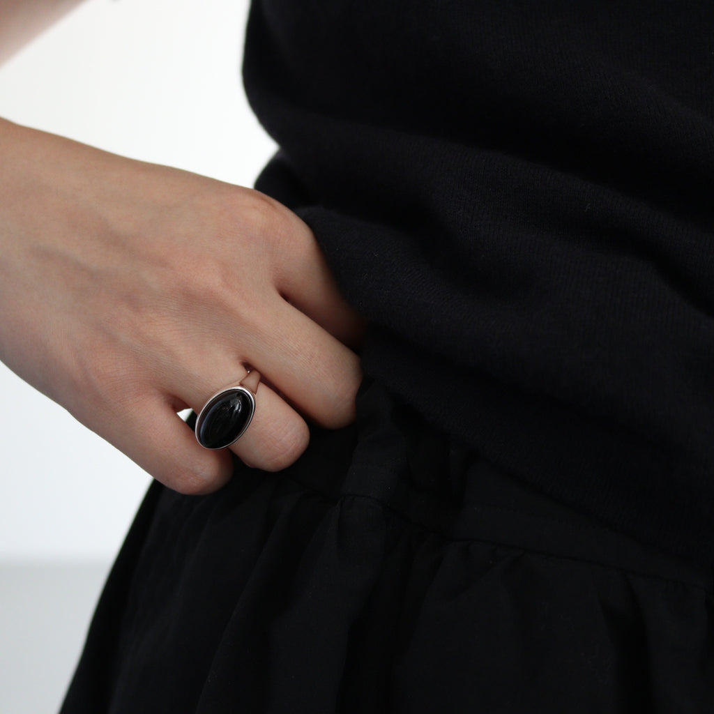 Gemstone Ring #BLK [12510911]