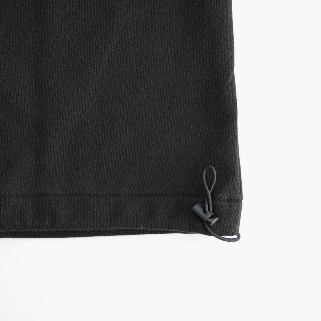 ハーフZipスウェットPO #BLACK [D226-T11101]