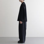 FTHRPT - ウール・千鳥 3タックパンツ #79 Navy × Grey [SN_FR1404PF]