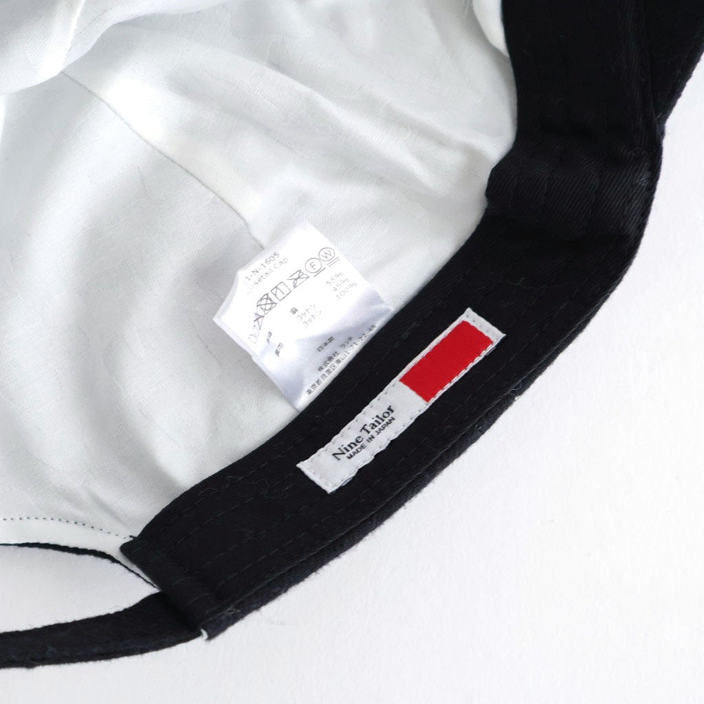 Horsetail Cap #Black [N-1605]