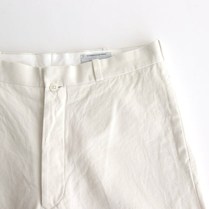 CHINO CLOTH PANTS WIDE #white [14652]