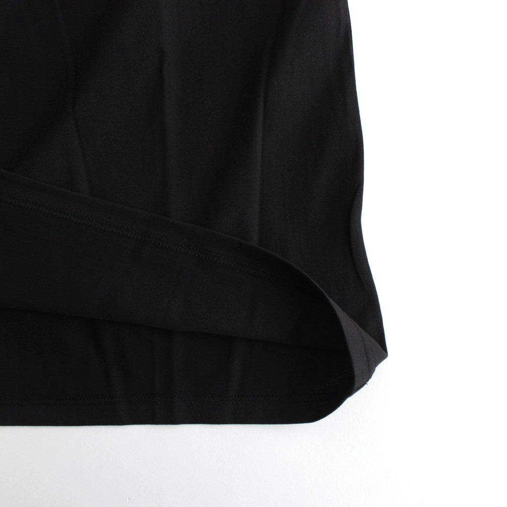 PRINT TEE (MERCERISED COTTON) - MULTIPLICATION - #BLACK [ST.877]