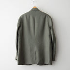 BLUEFACED WOOL JACKET #OLIVE GRAY STRIPE [A26AJ01BS]