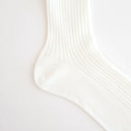 GIZA HIGH GAUGE SOCKS #WHITE [A00S02SX-W]