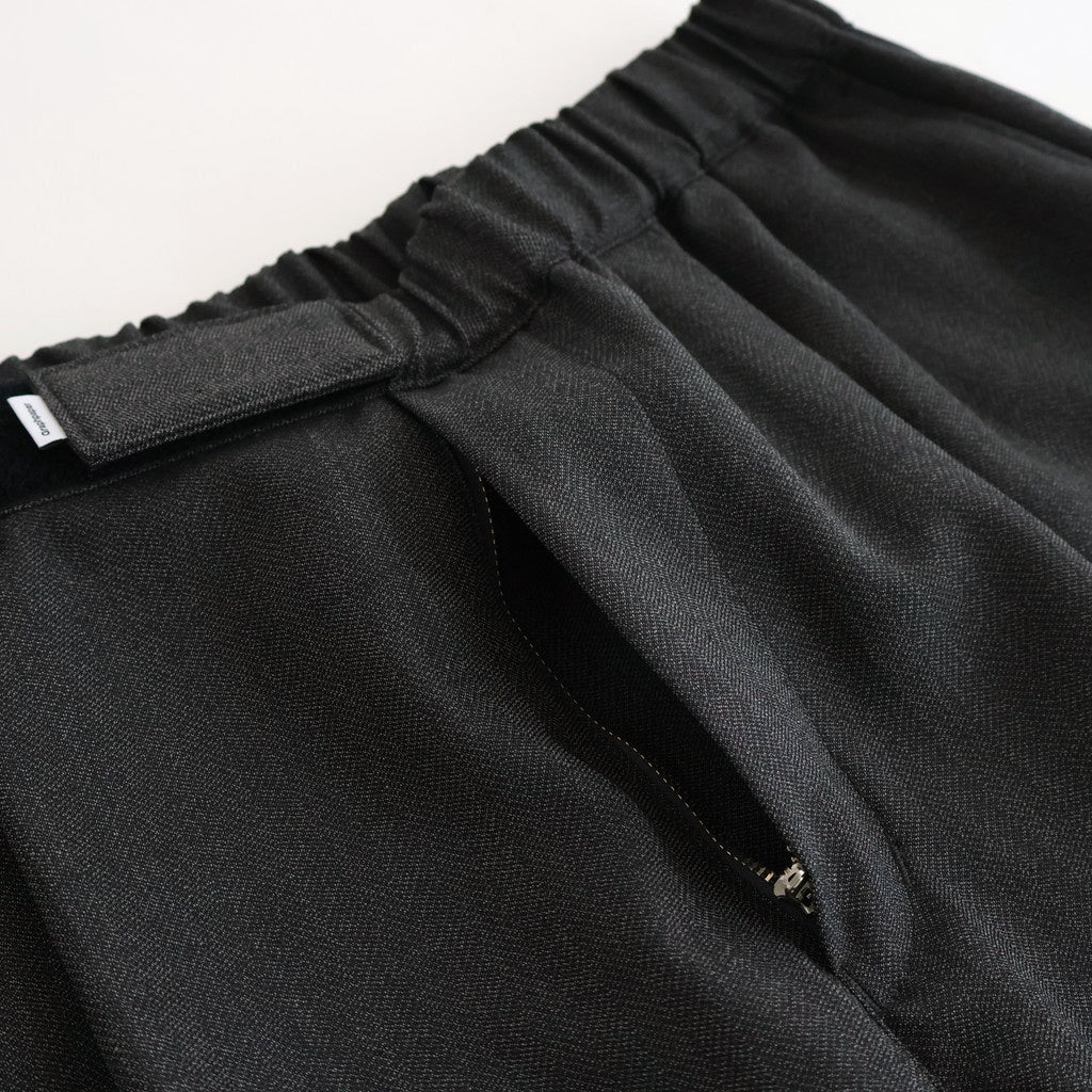 Melange Herringbone Stripe Chef Track Pants #GRAY [GM253-40335]