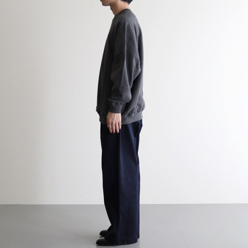 AZUMA Terry Crew Neck Sweat #GRAY [GU251-70195B]