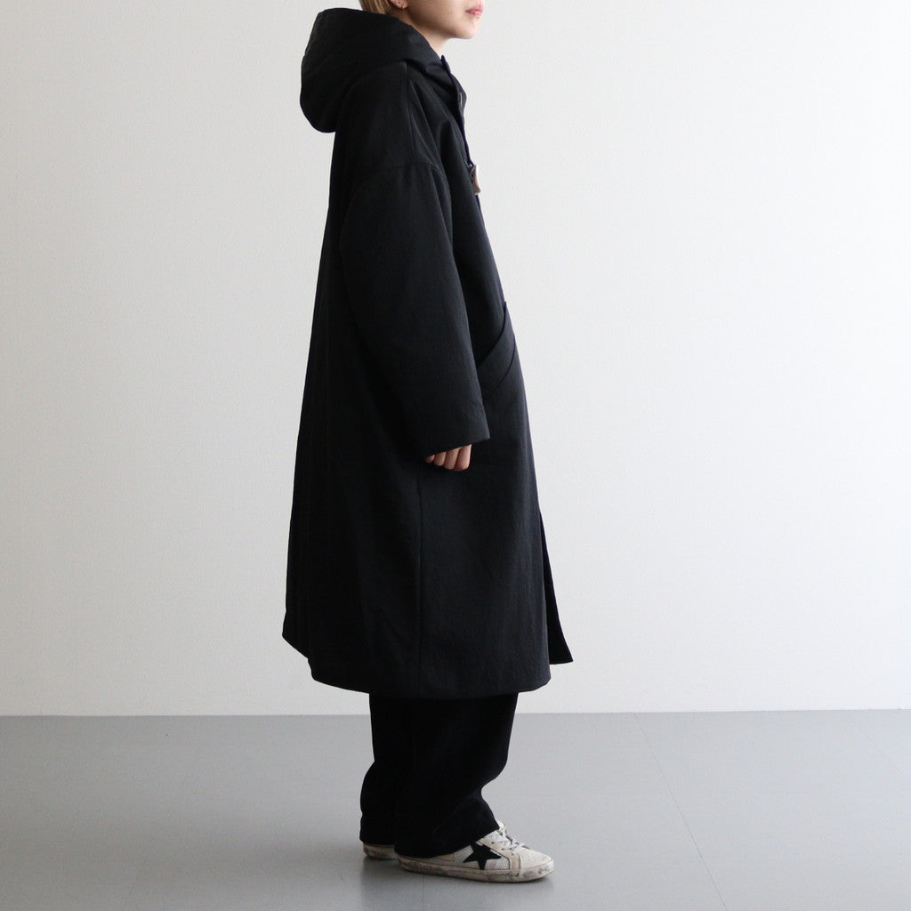 ヴィンテージNYパデッドダッフルロングCT #BLACK [D224-C445]