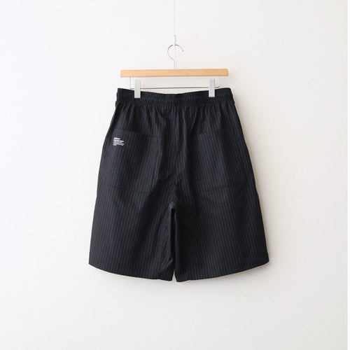 CORPORATE EASY SHORTS #BLACK STRIPE [FSC262-40013B]