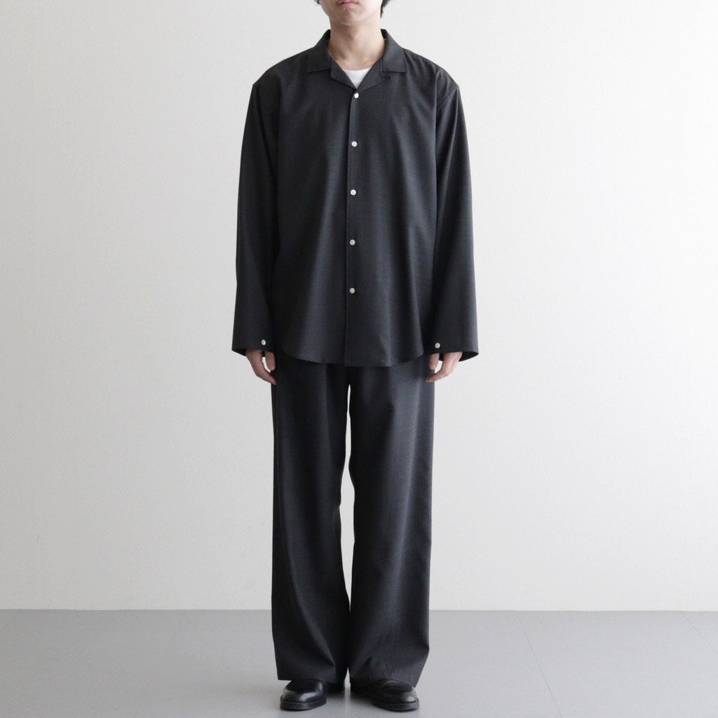 Wool Lounge Shirt #Dark Gray [OFH010SH21]