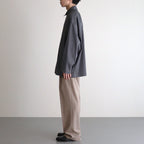 Solotex Twill L/S Oversized Box Shirt #GRAY [GM243-50324B]