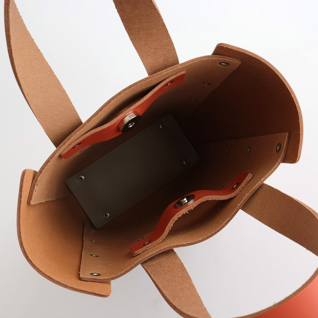 your choice // assemble hand bag tall S #orange × beige [yc-rb-ats]