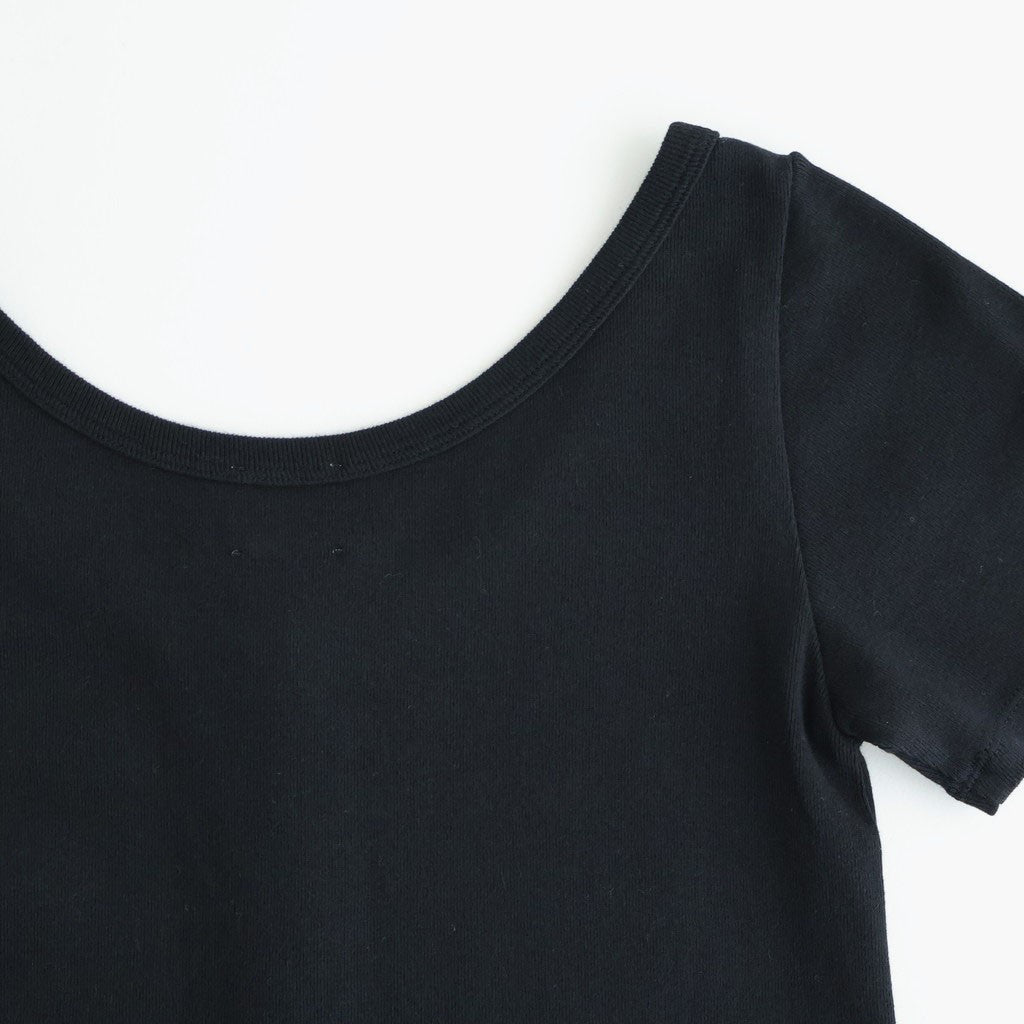 Cotton Henry Neck #BLACK [I26SS-BC11]