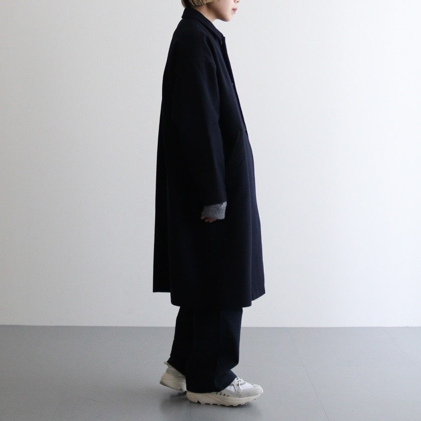 メルトンBigコート #NAVY [D224-C507]