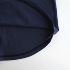 SUPER HIGH GAUGE SHEER RIB RAGLAN P/O #NAVY × DARK BROWN [A26SP06HF]