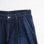 Selvage Denim Two Tuck Pants #INDIGO DARK FADE [GU263-40061DB]