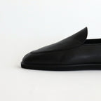 SOFT LEATHER LOAFERS #BLACK [A25AS08QD]