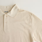 HIGH GAUGE PIQUE POLO #IVORY [A25SP01HK]