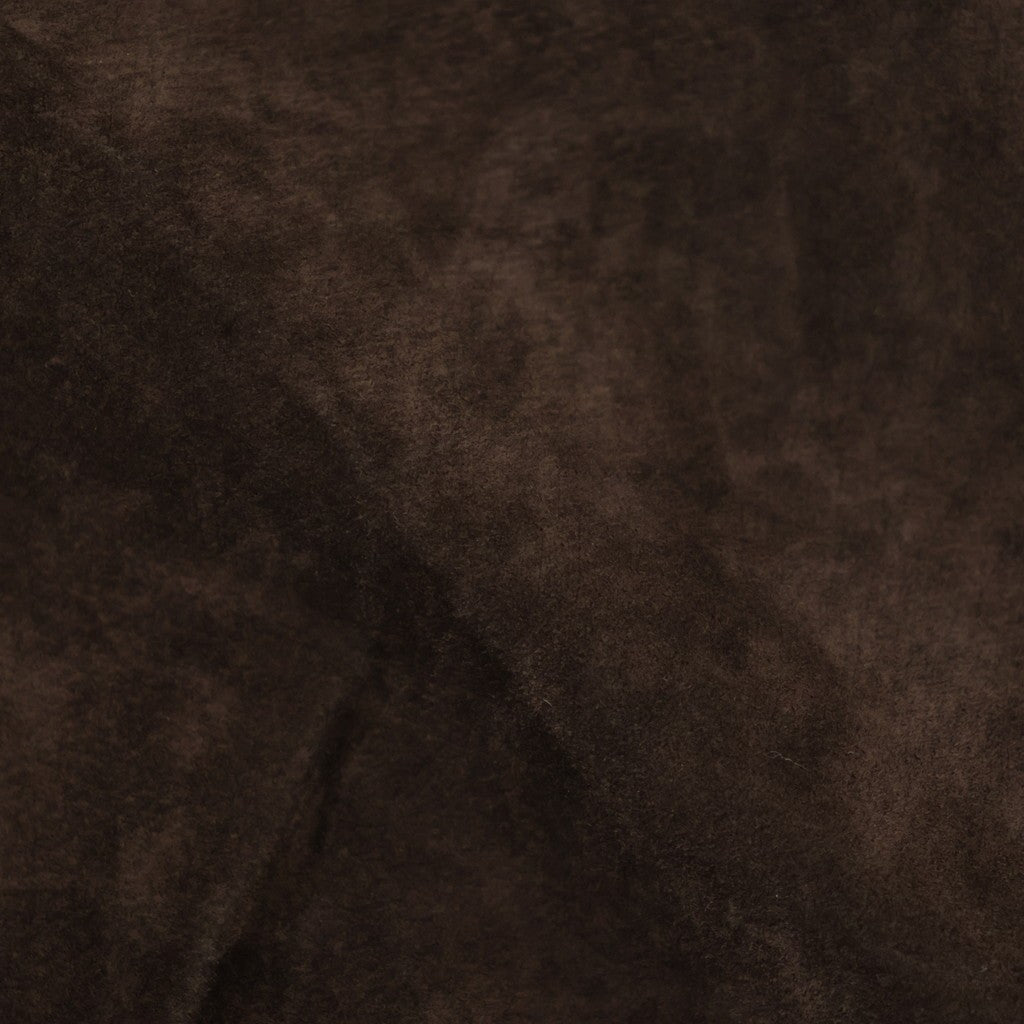 Suede Zip Blouson #D/BRN [12620204]