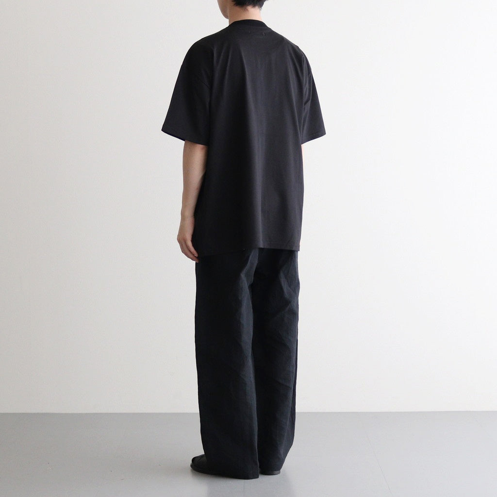 PRINT TEE (MERCERISED COTTON) - MULTIPLICATION - #BLACK [ST.877]