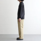 BRUSHED SUPER KID MOHAIR KNIT P/O #INK BLACK [A26AP02KM]