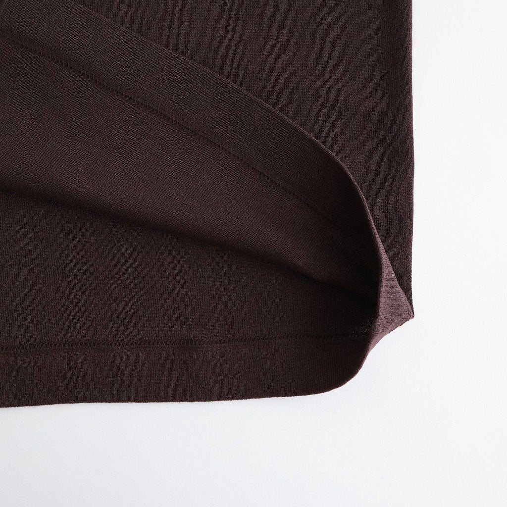 Washi Open Collar S/S Shirt #BROWN [2601-017]