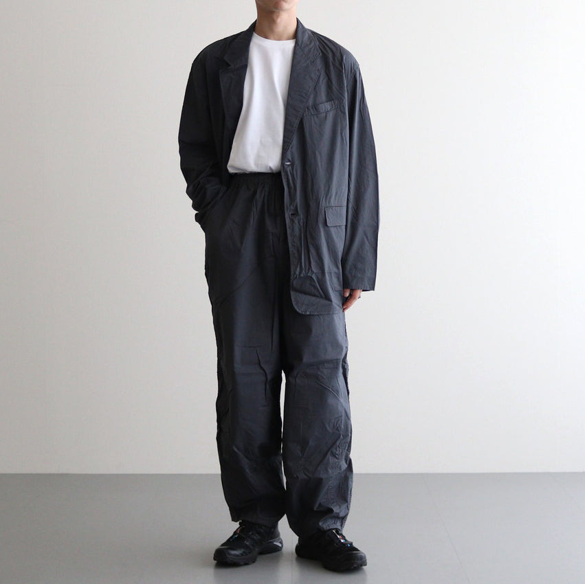 Garment Dyed Typewriter Parachute Pants #C.GRAY [GM243-40090]