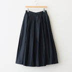 tuck skirt #d.navy [95635]