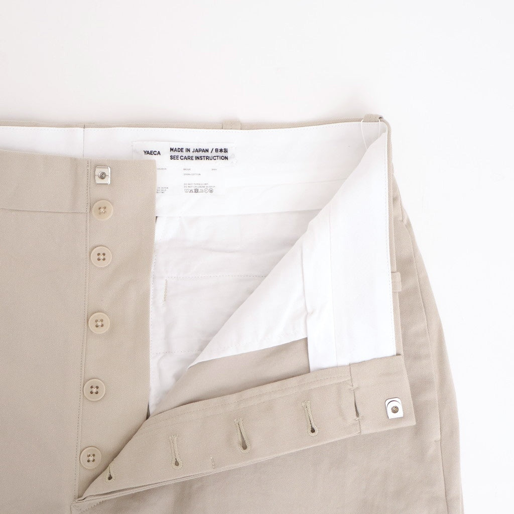 Chino Trousers - Wide #BEIGE [11052603]