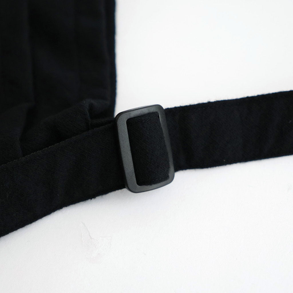 SHUKUJU WOOL US HELMET BAG #BLACK [K038W]