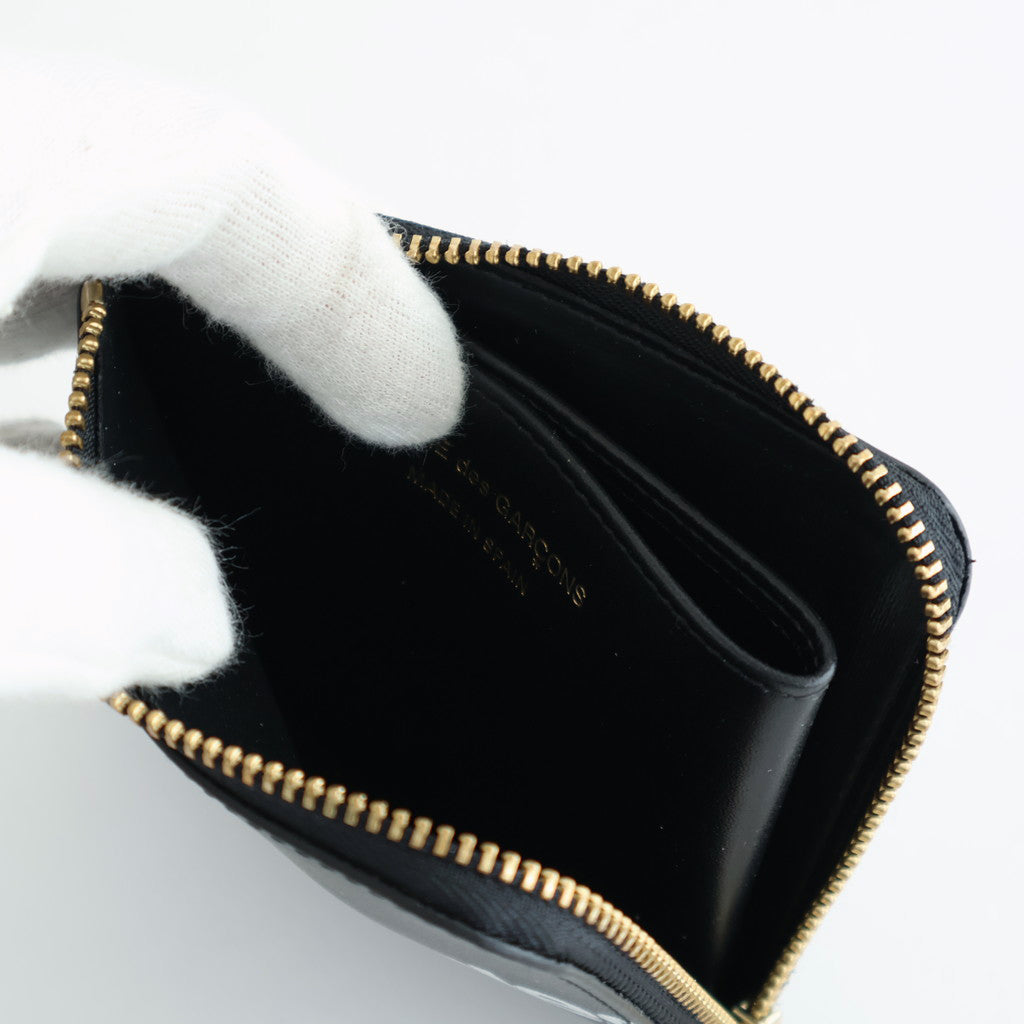 L字型ZIP財布 - HUGE LOGO #Black [8Z-T031-051]