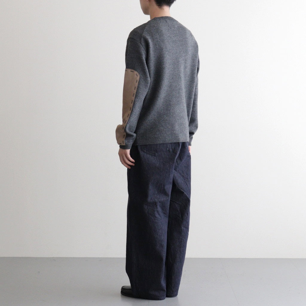 綿反応デニムストレートパンツ #INDIGO [HP-P026-051]
