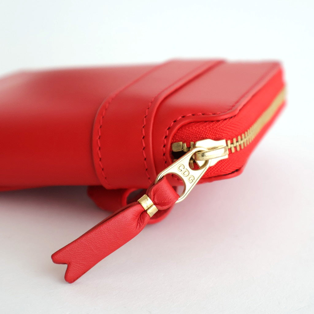 二つ折りZIP財布 - BIG BOW #Red [8Z-O210-051]