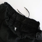 FSHGPT - ウールシーチング ・ ガーメントウォッシュ イージーパンツ #91 Dark Grey top [SN_FR1604PF]
