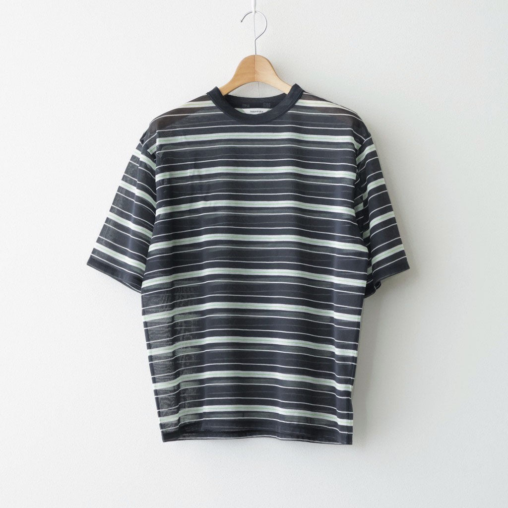 Sheer Border T-shirt #IDG [12610629] - ciacura 三重県四日市市の