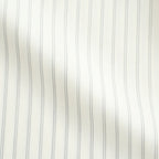 SUPER FINE WOOL STRIPE SHIRT #IVORY WHITE STRIPE [A26SS02WW]