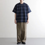 PIN BORDER S/S TEE #NAVY×WHITE [FSC263-70090]