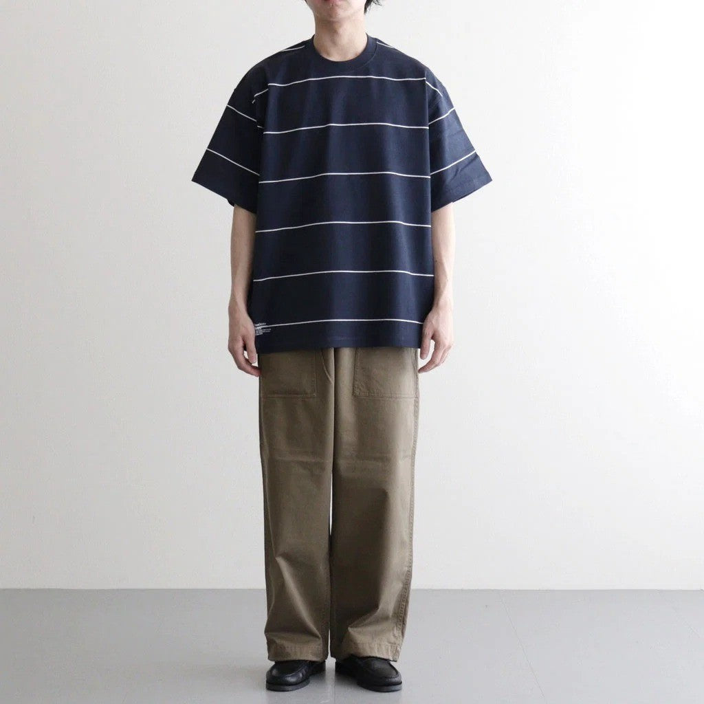 PIN BORDER S/S TEE #NAVY×WHITE [FSC263-70090]