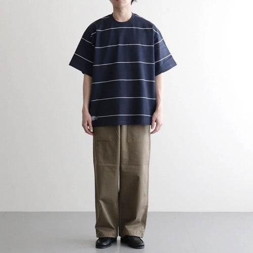 PIN BORDER S/S TEE #NAVY×WHITE [FSC263-70090]